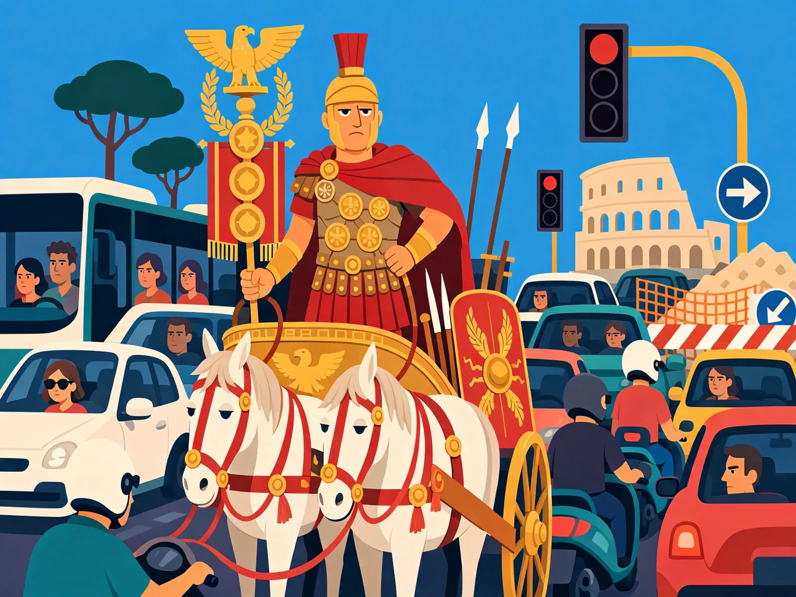 L’impero romano è finito a Malagrotta