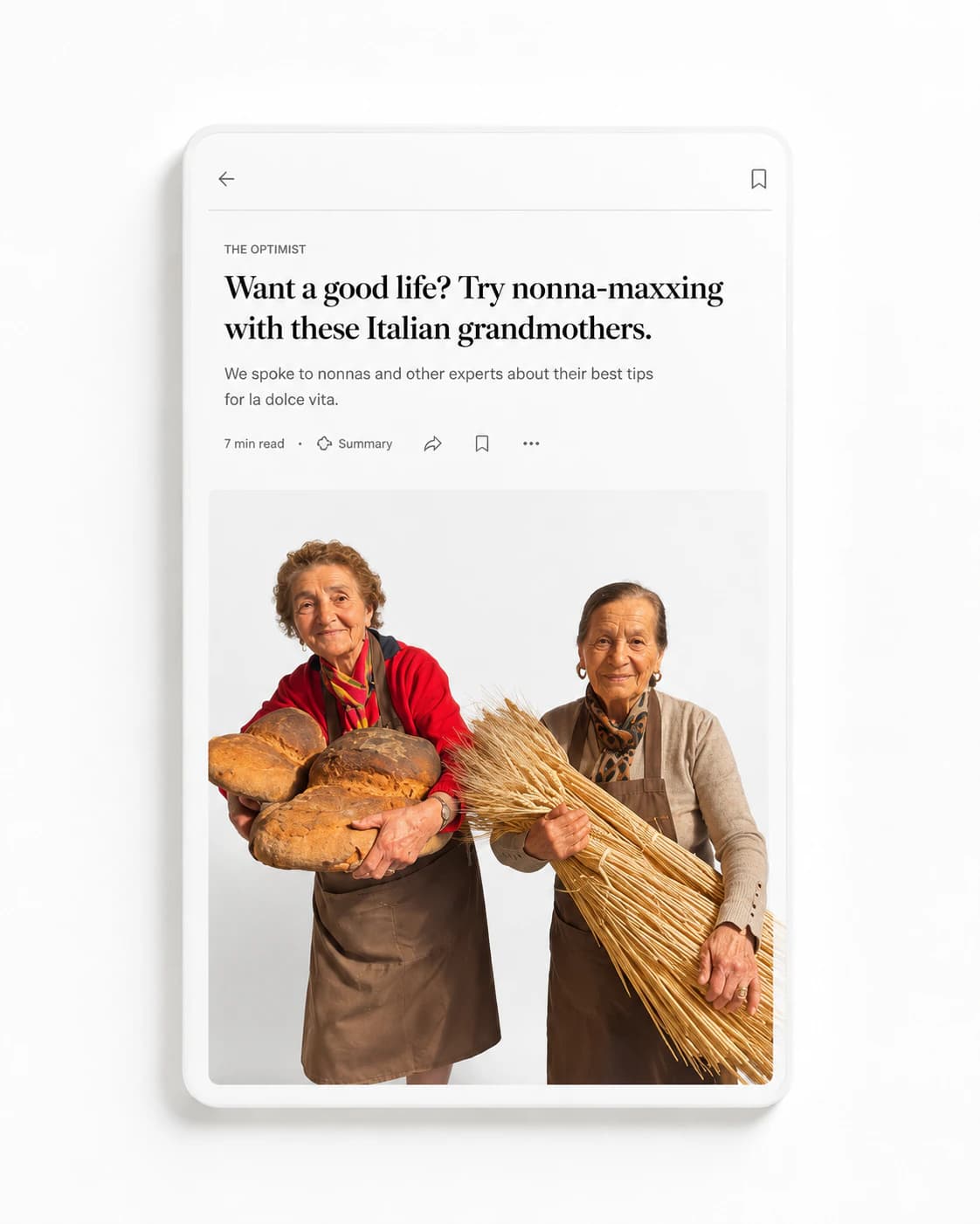 The Washington Post has discovered that living like an Italian grandmother is wellness